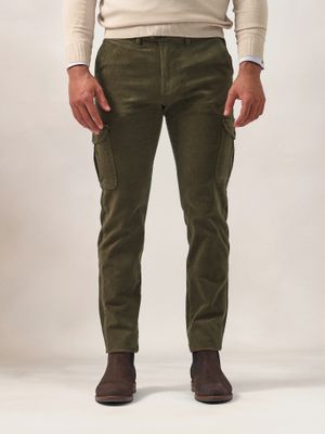 Chinos Cargo Pana | Verde