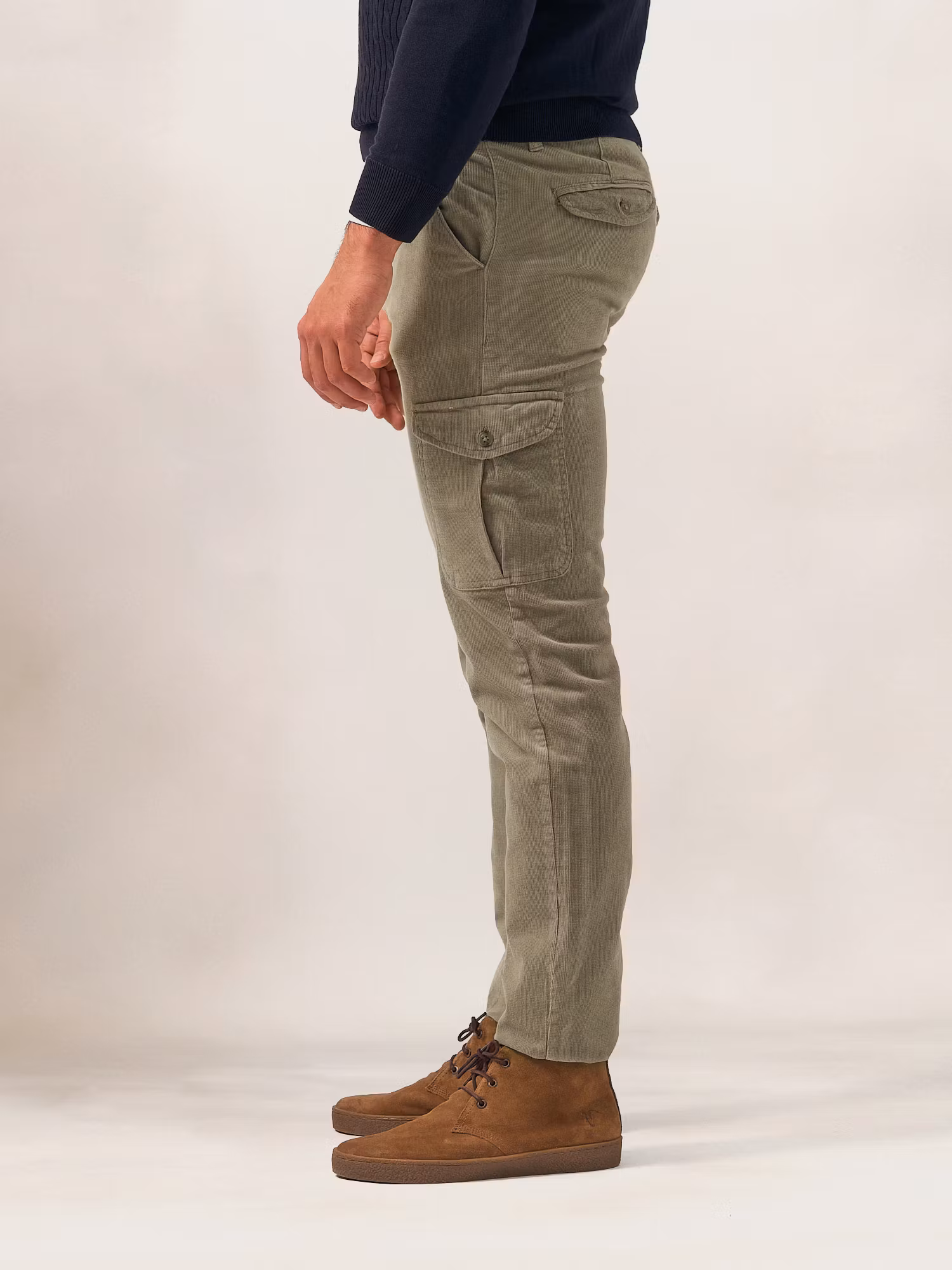 Chinos Cargo Pana | Gris