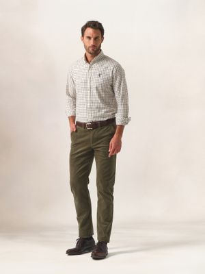 Chinos Velours Côtelé | Verde