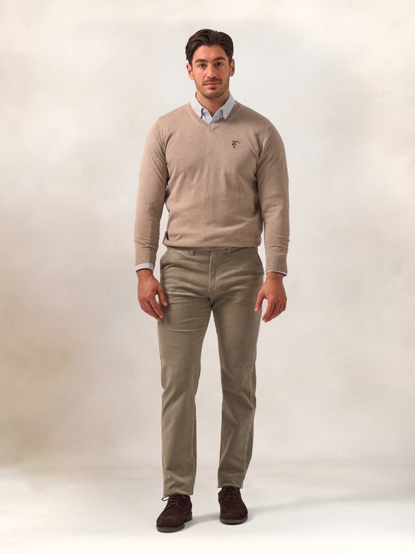 Chinos Veludo Cotelê | Gris