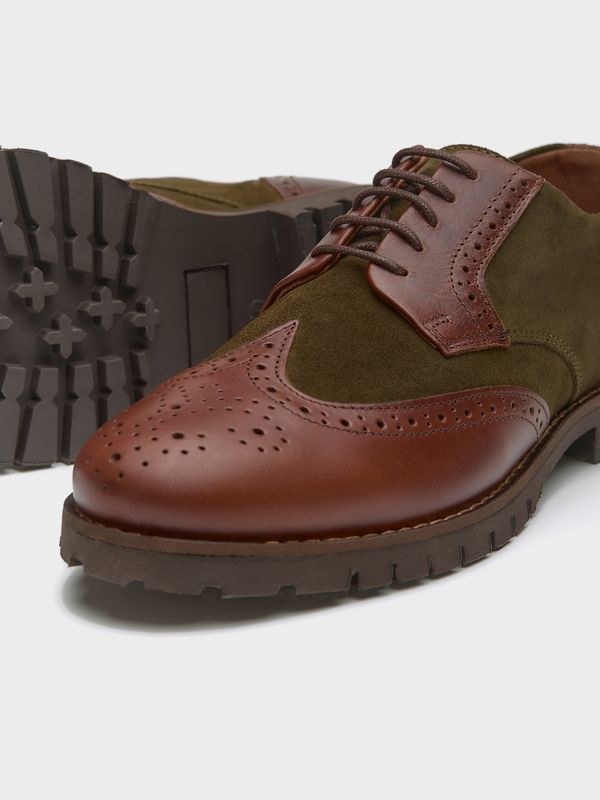 Chaussure Oxford Combinée | Caza