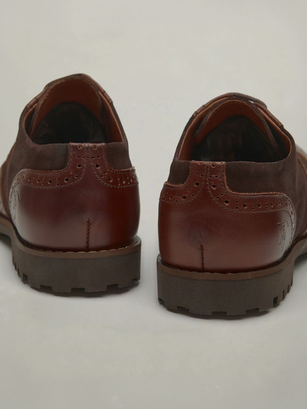 Combined Oxford Shoe | Chocolate