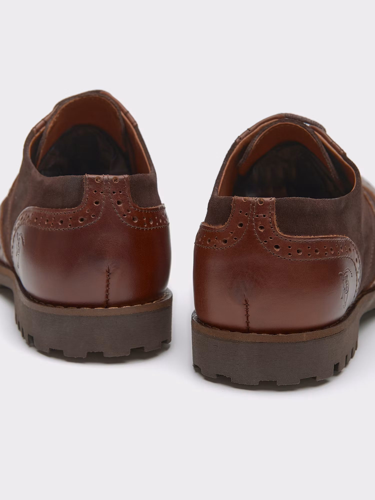 Sapato Oxford Combinado | Chocolate