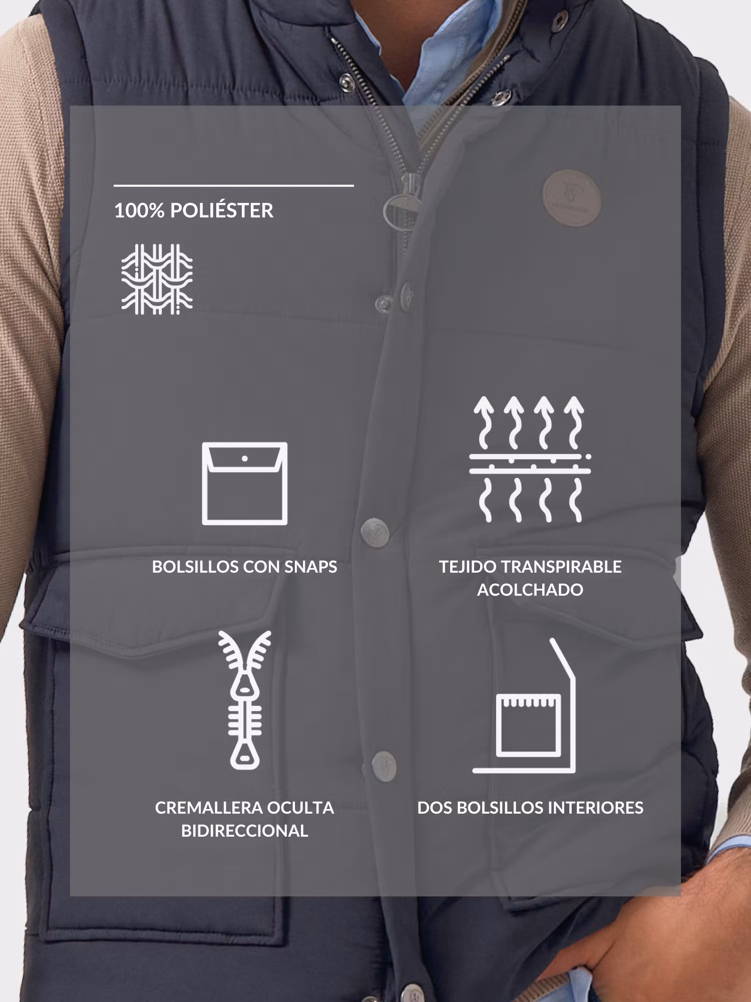 Quilted Vest | Marino