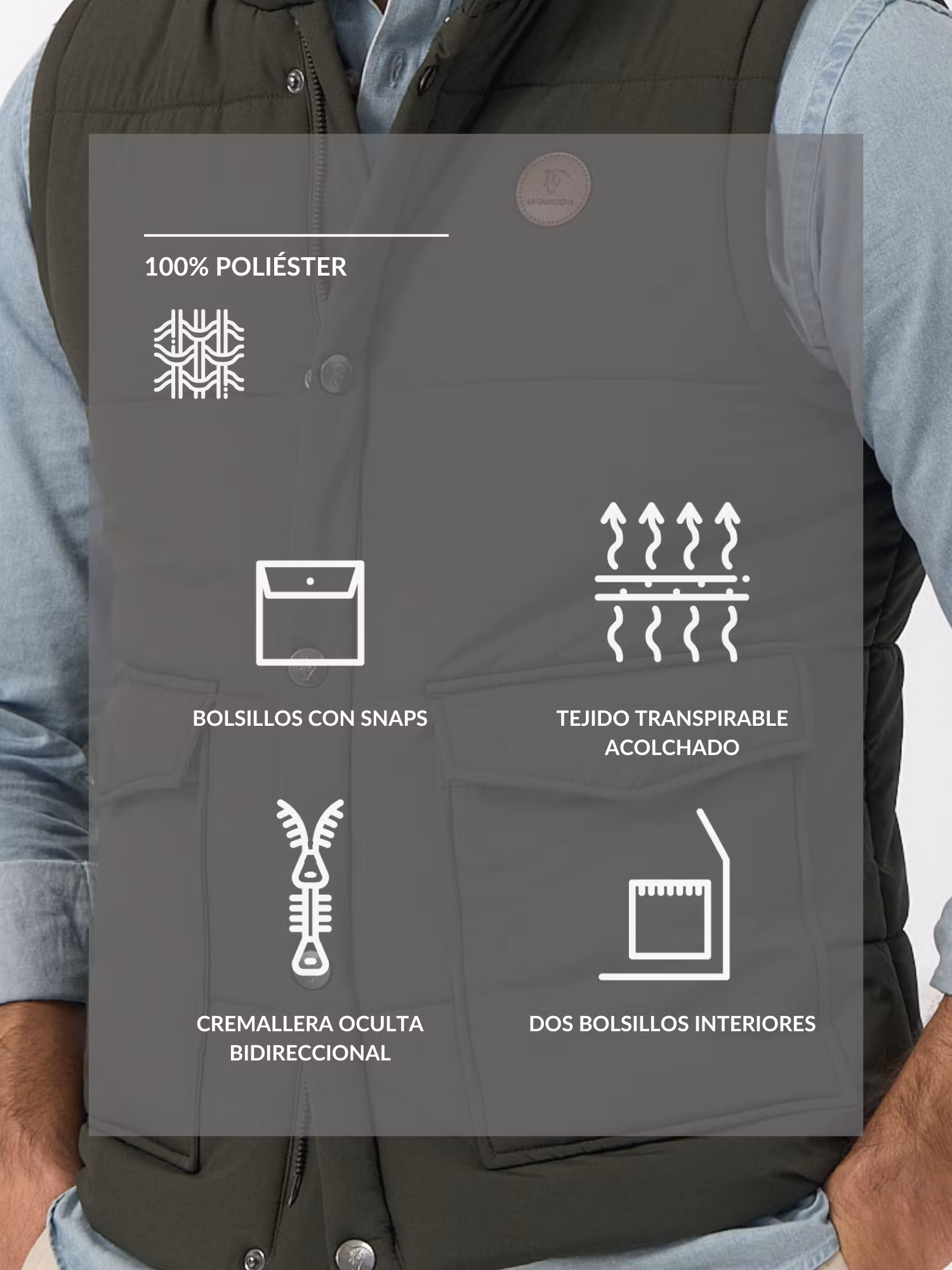 Quilted Vest | Musgo