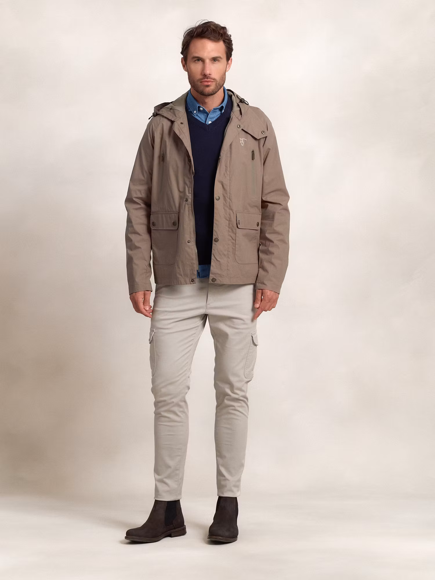 Windbreaker Hood | Greige