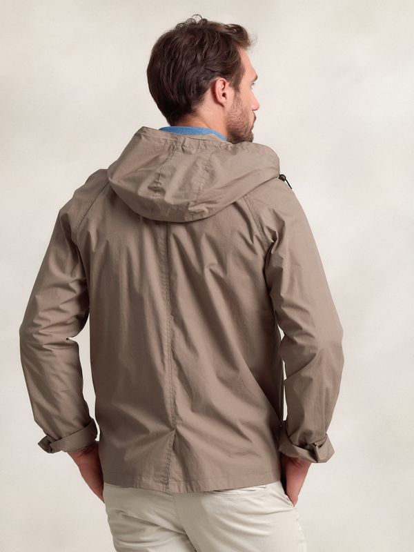 Corta-vento Capuz | Greige