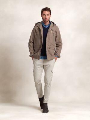 Coupe-vent Capuche | Greige