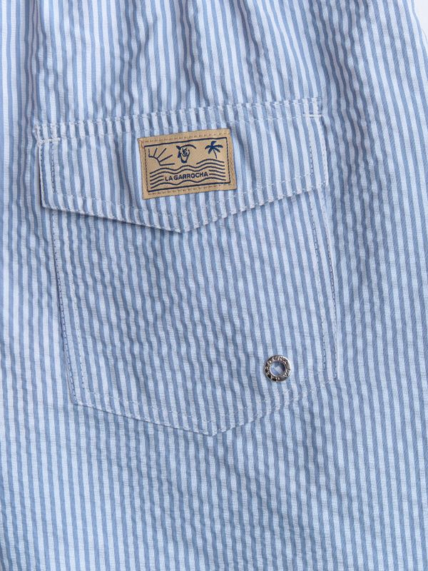 Calção de banho Listrado | Marino