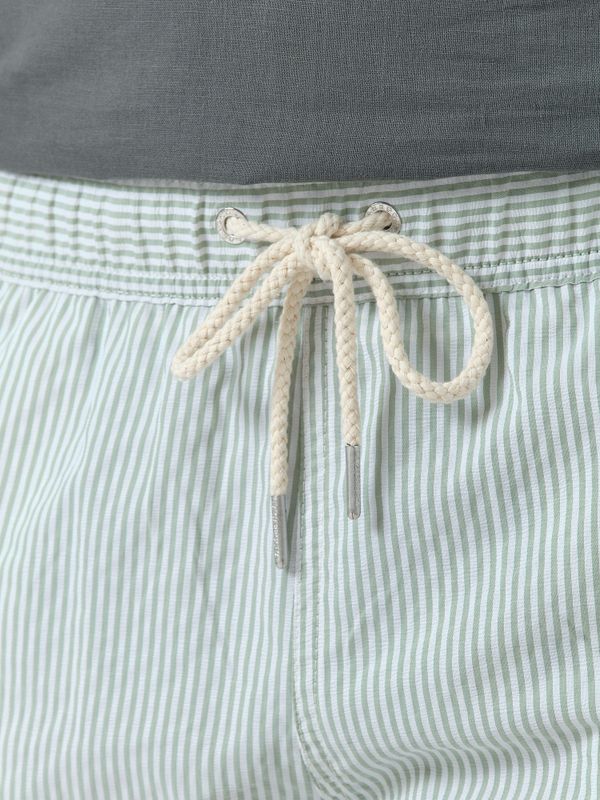 Calção de Banho Listrado | Verde