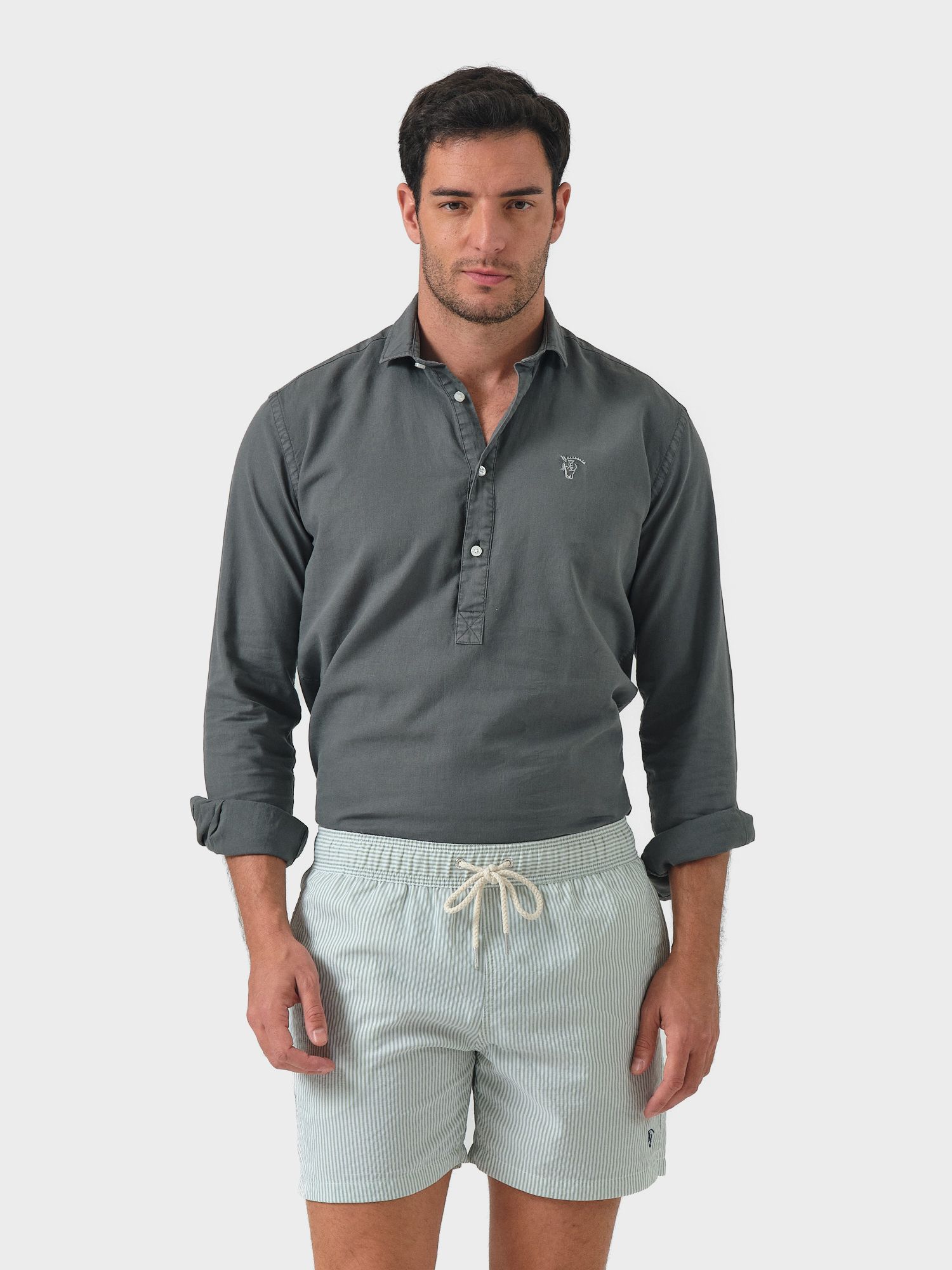 Striped Swimsuit | Verde