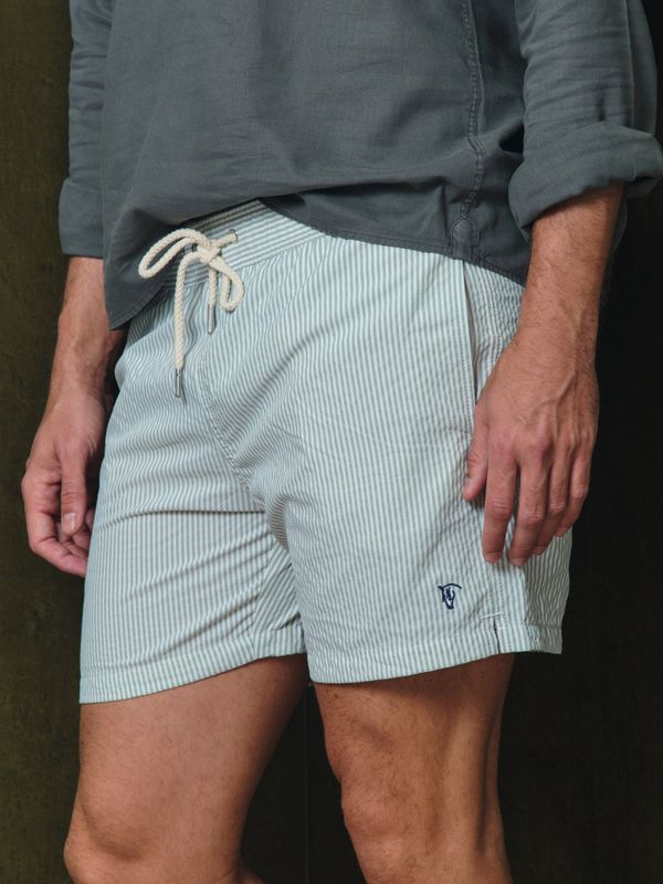 Bañador Rayas | Verde 