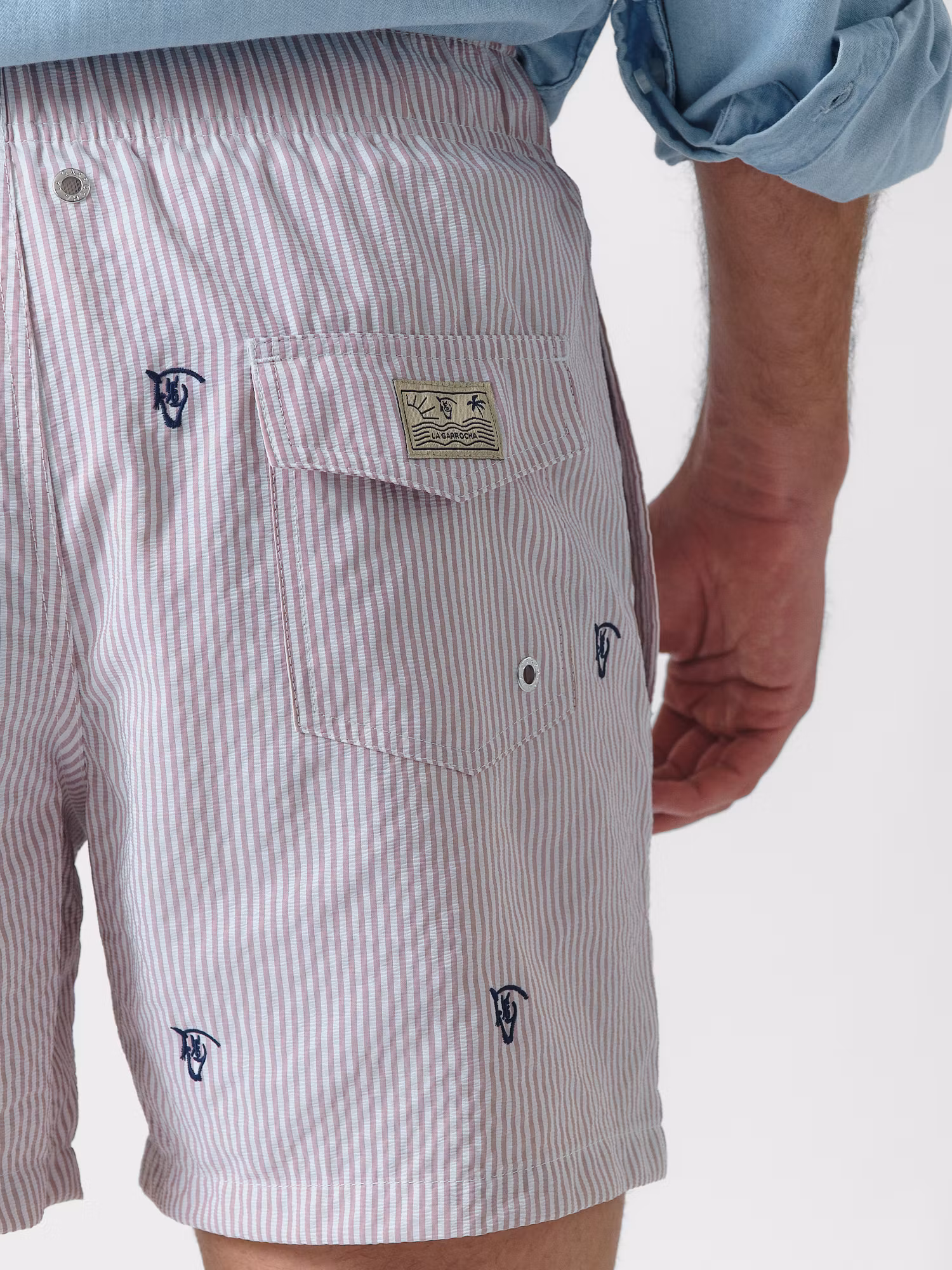 Maillot de Bain à Rayures Brand | Lavanda