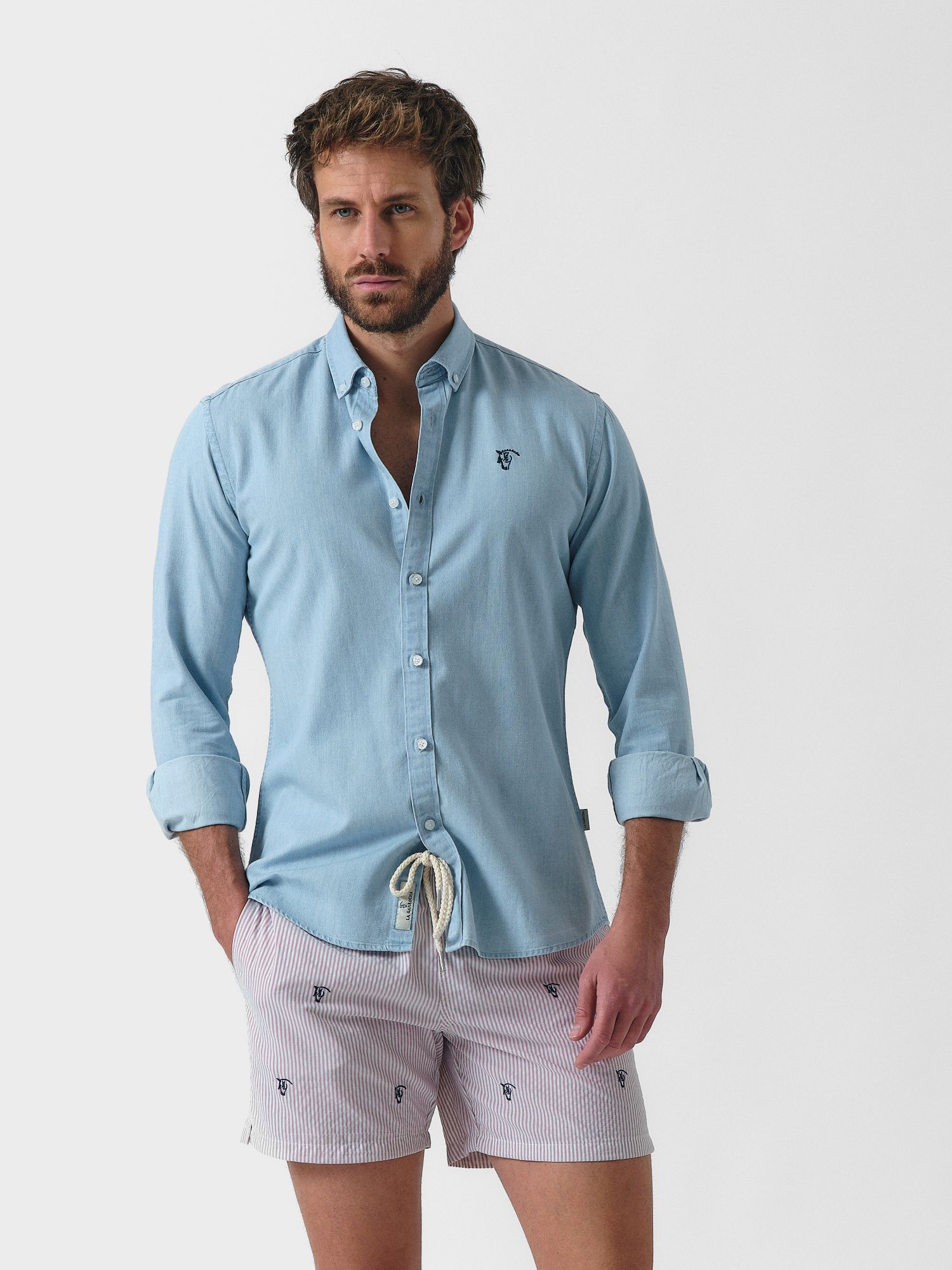 Bañador Rayas Brand | Lavanda