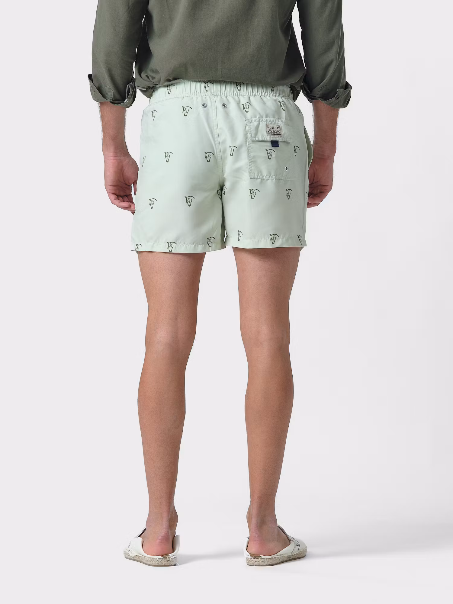 Brand Washed Swimsuit | Verde Light