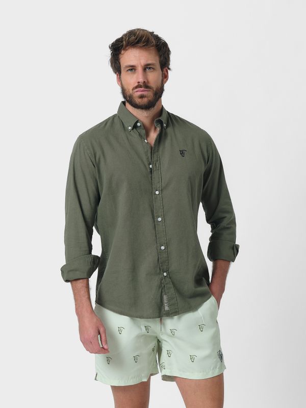 Calção de Banho Lavado Brand | Verde Light