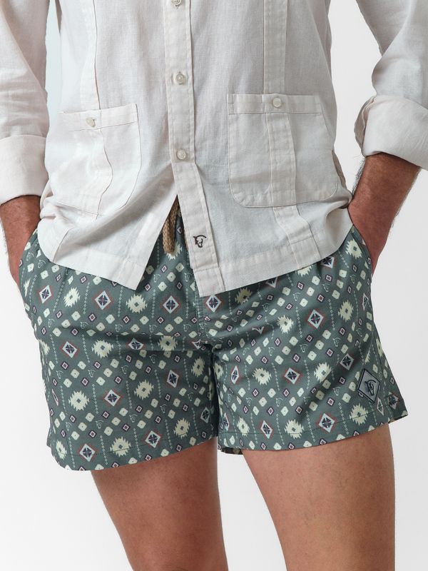 Calção de banho Mapuche | Salvia