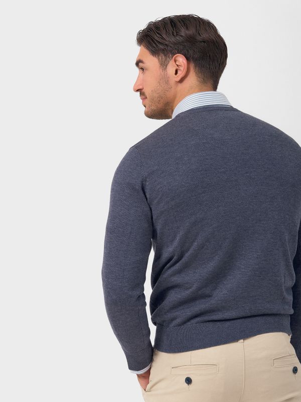 Suéter Gola V Melange | Marino