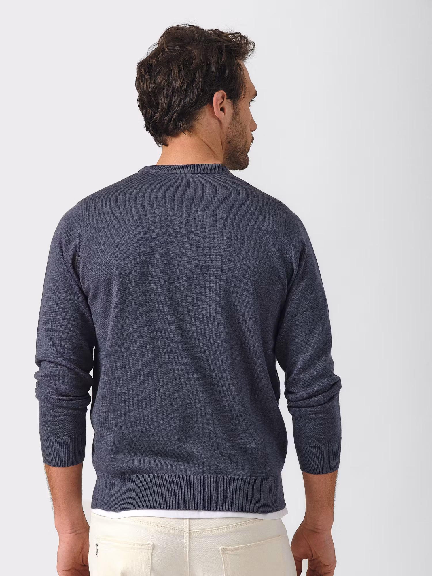 Pull Col Rond Mélange | Marino