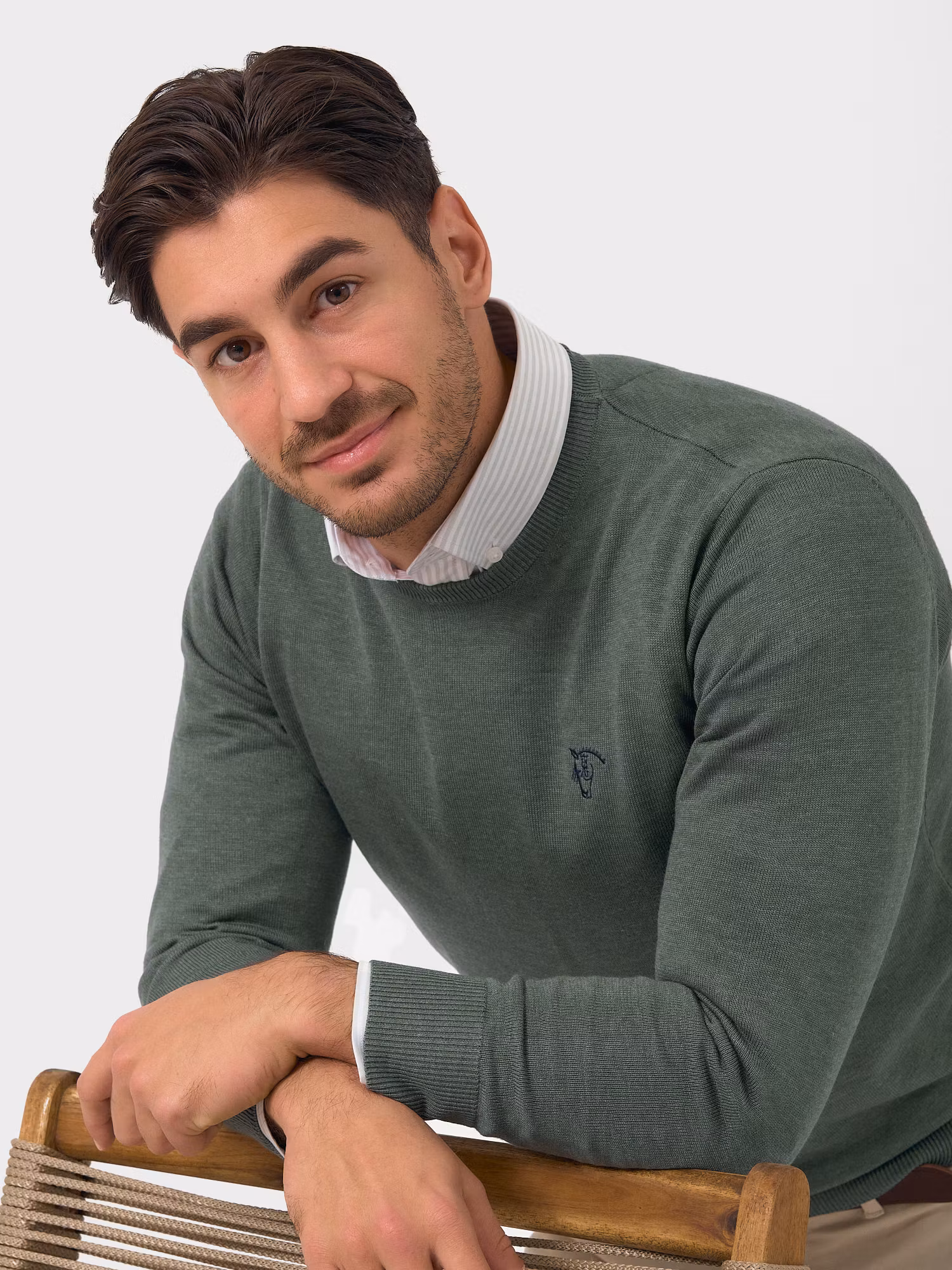 Pull Col Rond Mélange | Acebo