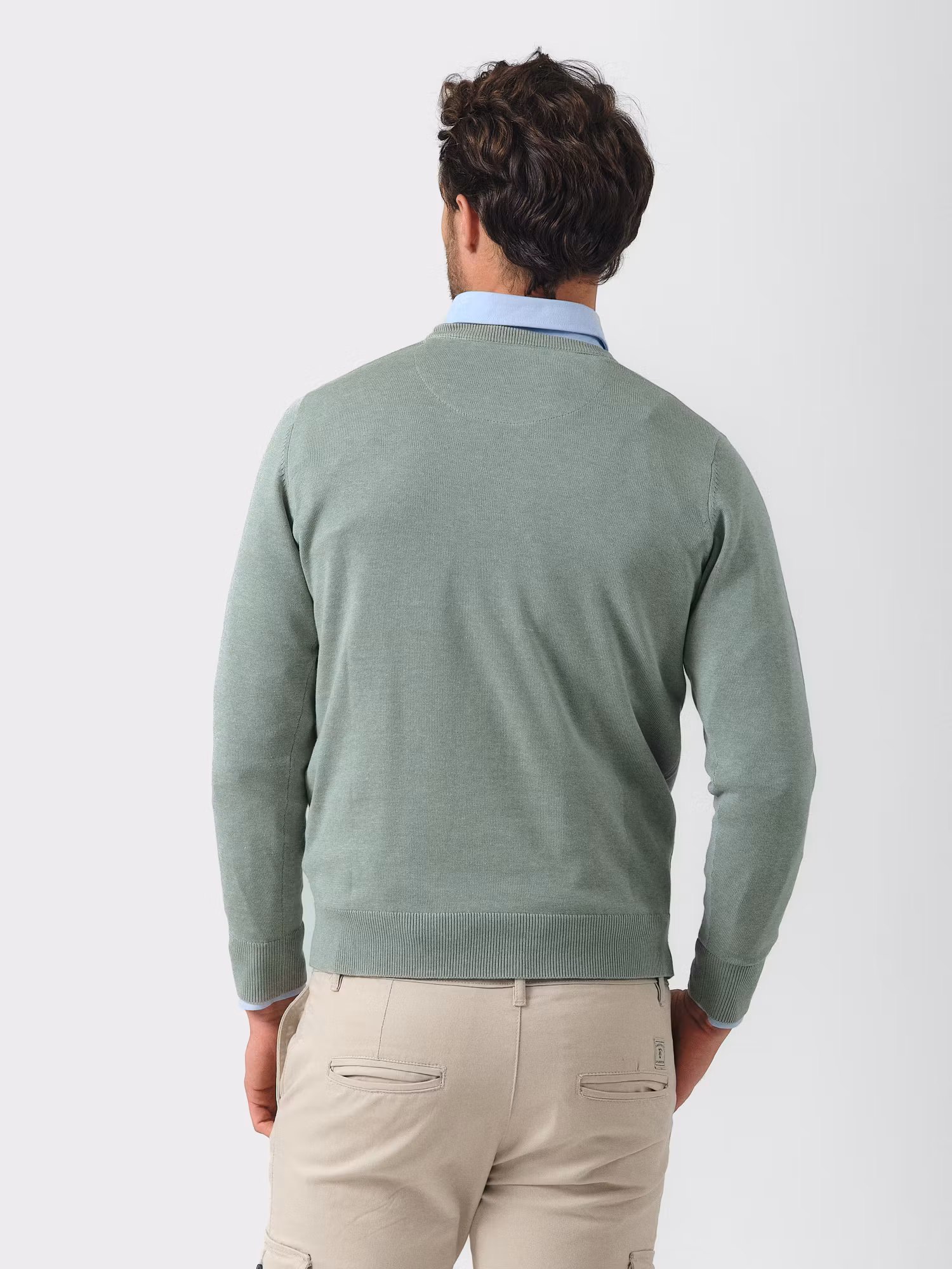 Pull Col Rond Mélange | Basil