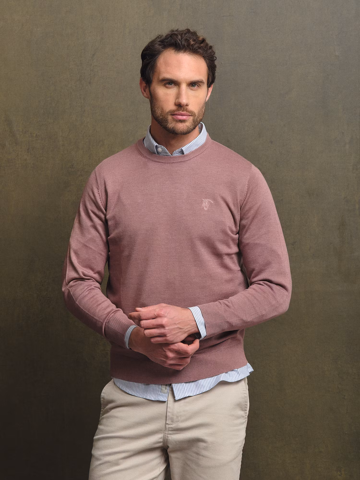 Pull Col Rond Mélange | Lavanda