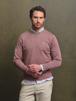 Crewneck Melange Sweater | Lavanda