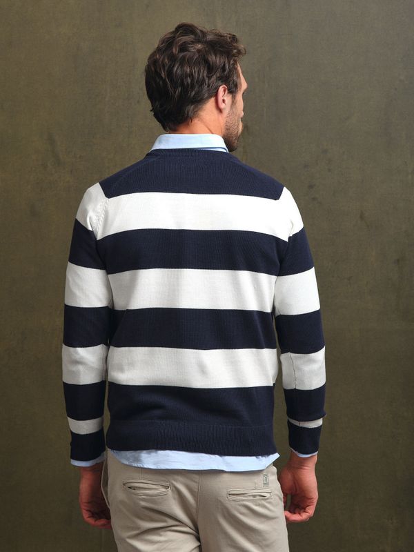 Pull Rayé | Marino
