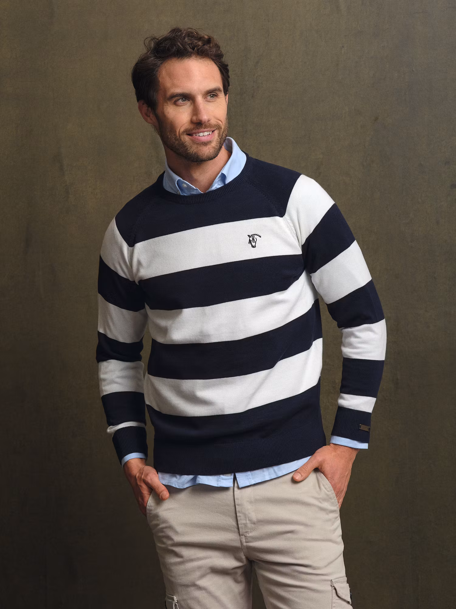 Pull Rayé | Marino