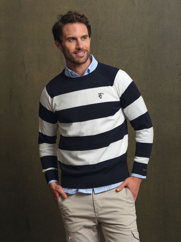 Pull Rayé | Marino