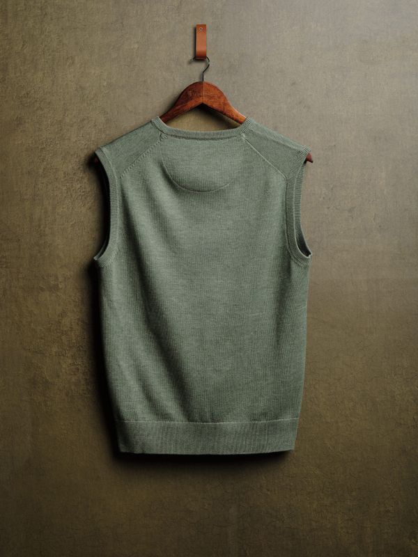 Colete de Malha Melange | Acebo