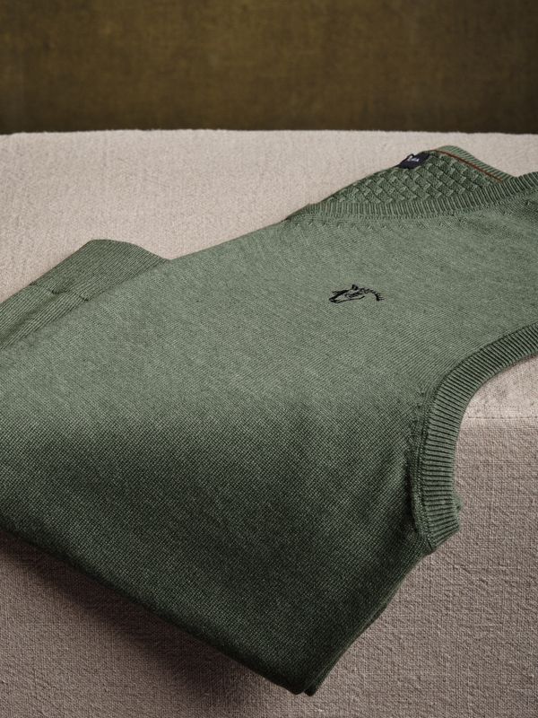 Colete de Malha Melange | Acebo