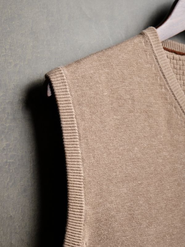 Colete de Malha Melange | Piedra