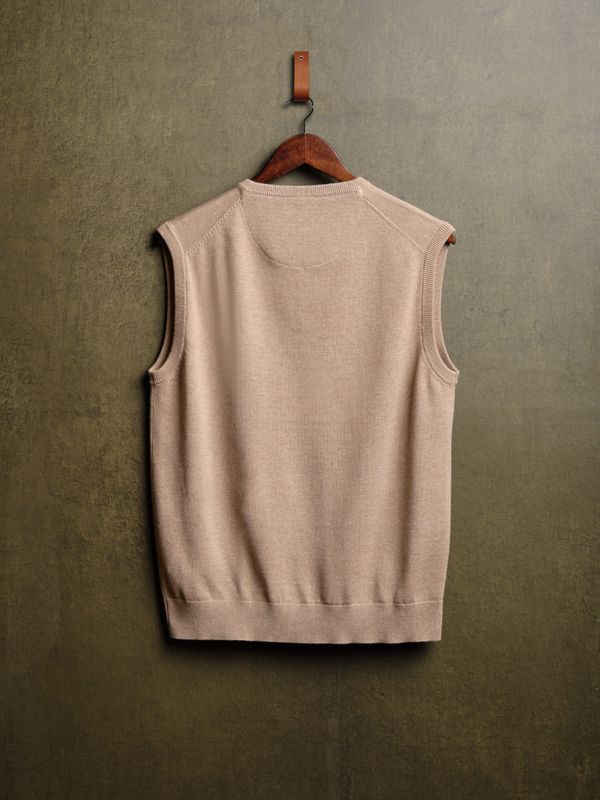 Colete de Malha Melange | Piedra