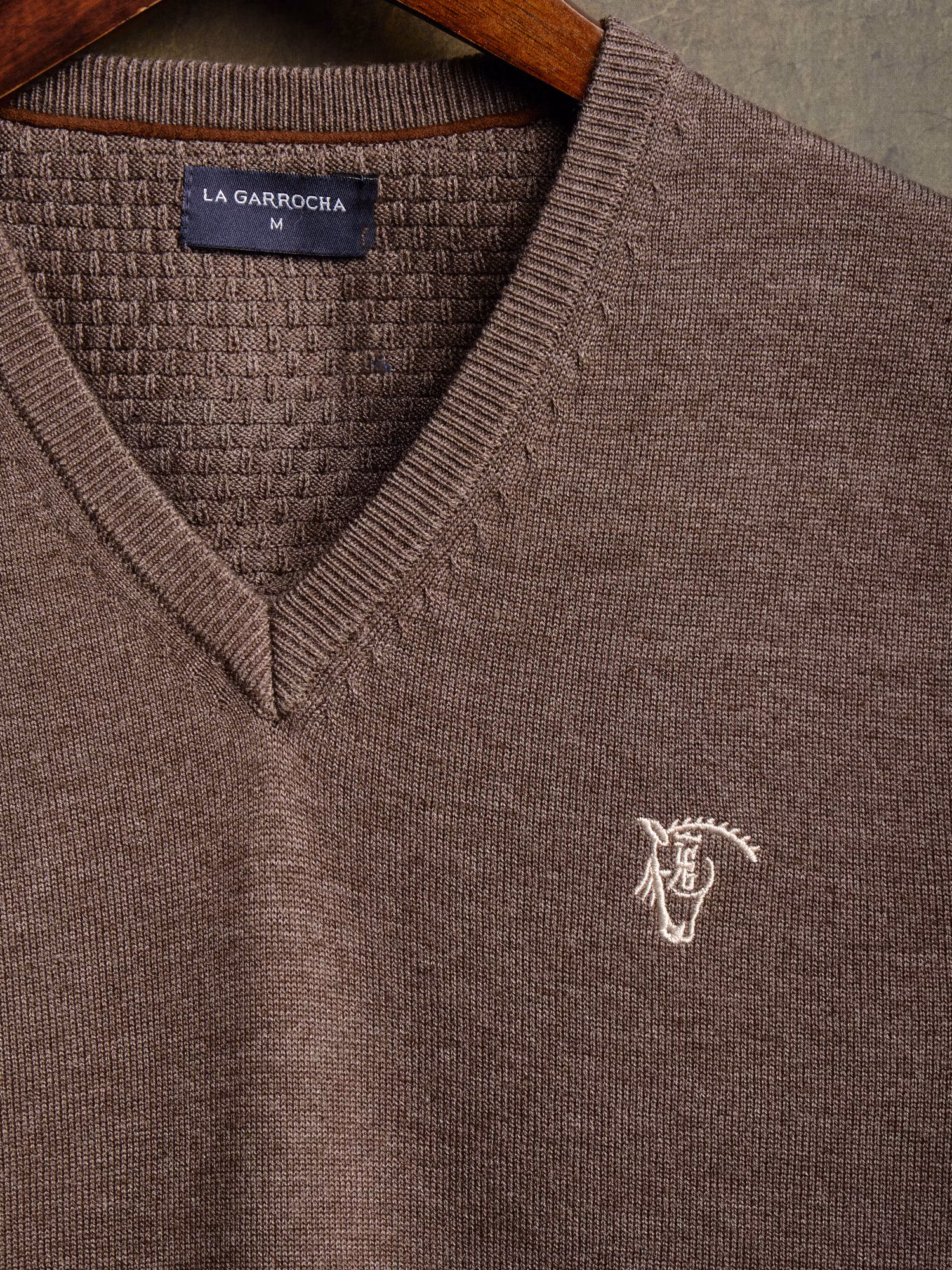 Gilet en Maille Melange | Carbón