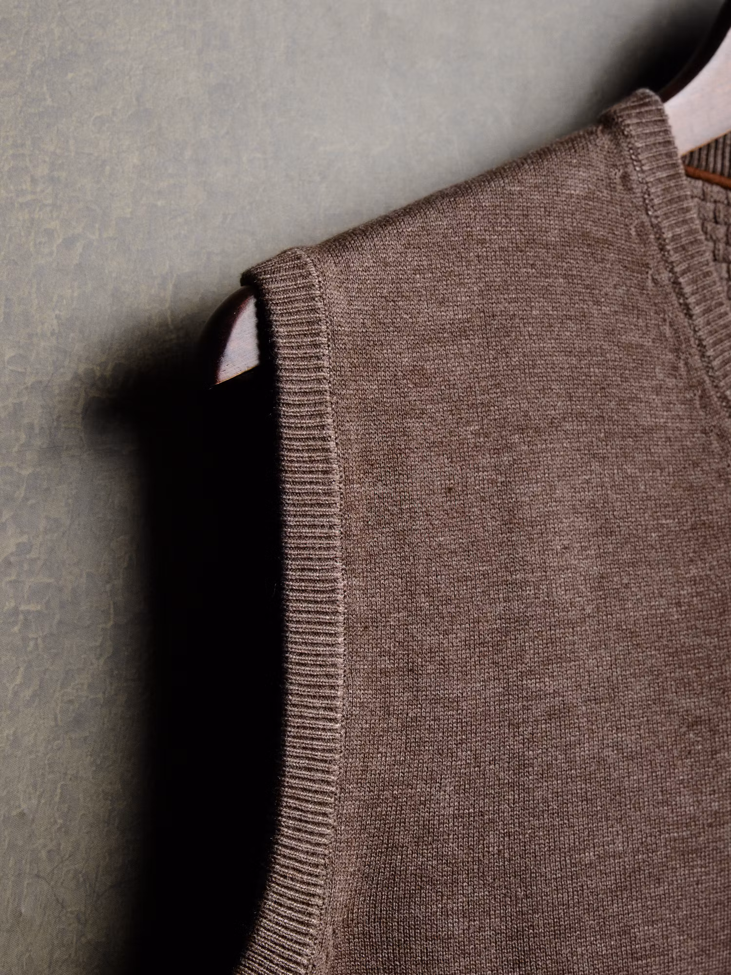 Gilet en Maille Melange | Carbón