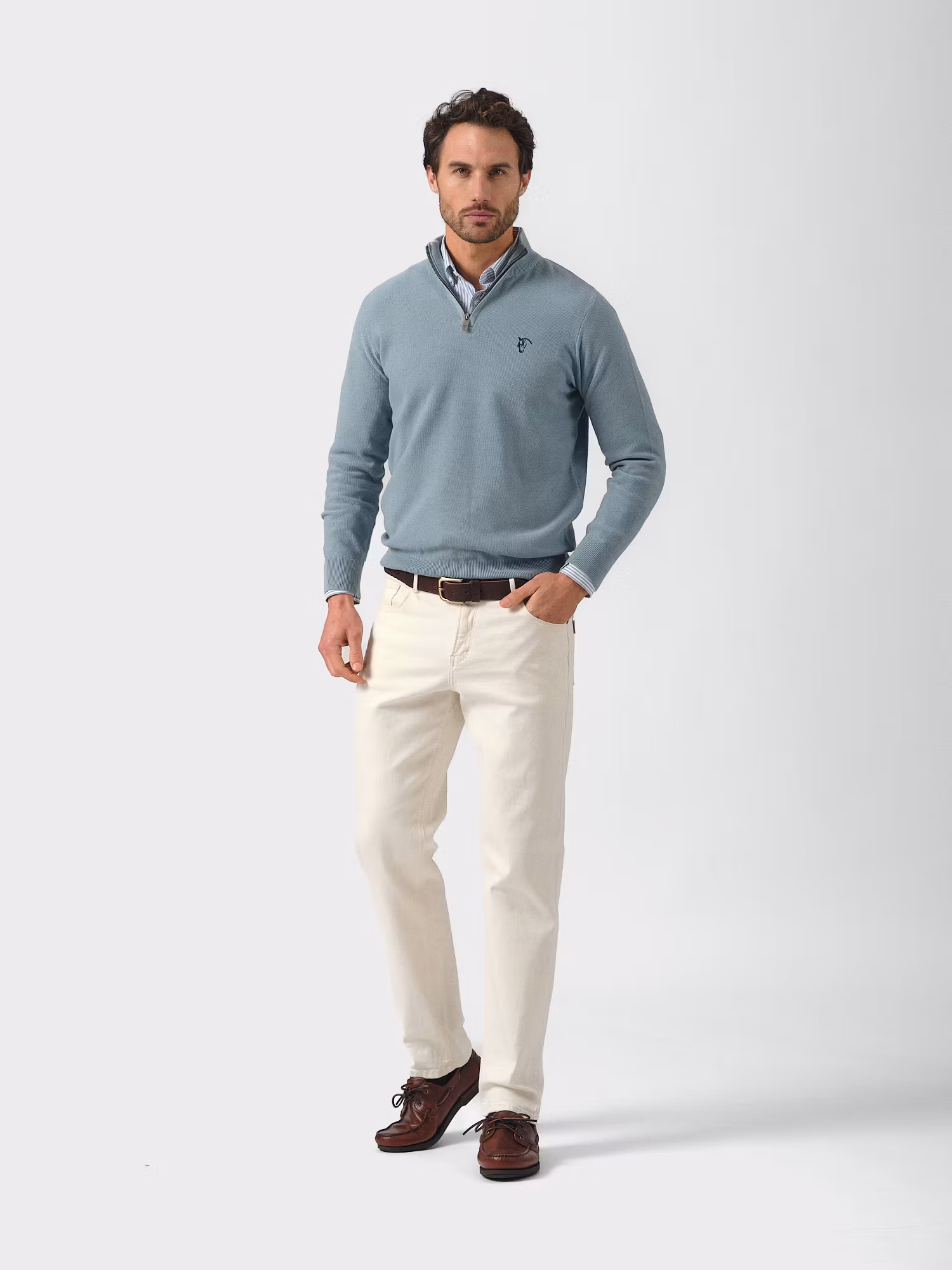 Pull à Structure Demi-Fermeture Éclair | Zafiro