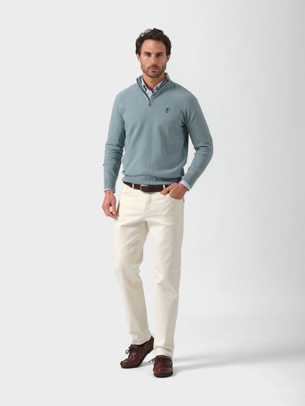 Pull à Structure Demi-Fermeture Éclair | Zafiro