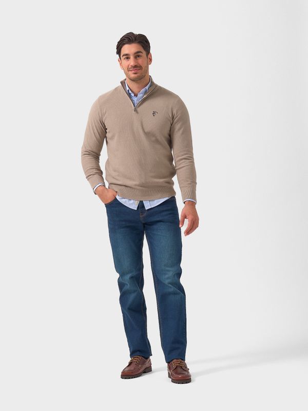 Pull à Structure Demi-Fermeture Éclair | Piedra