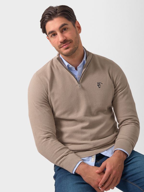 Pull à Structure Demi-Fermeture Éclair | Piedra