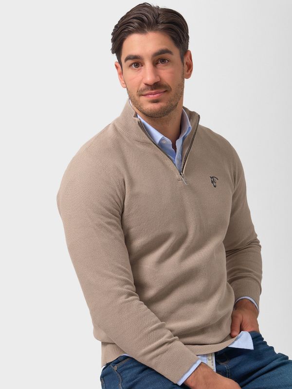 Pull à Structure Demi-Fermeture Éclair | Piedra
