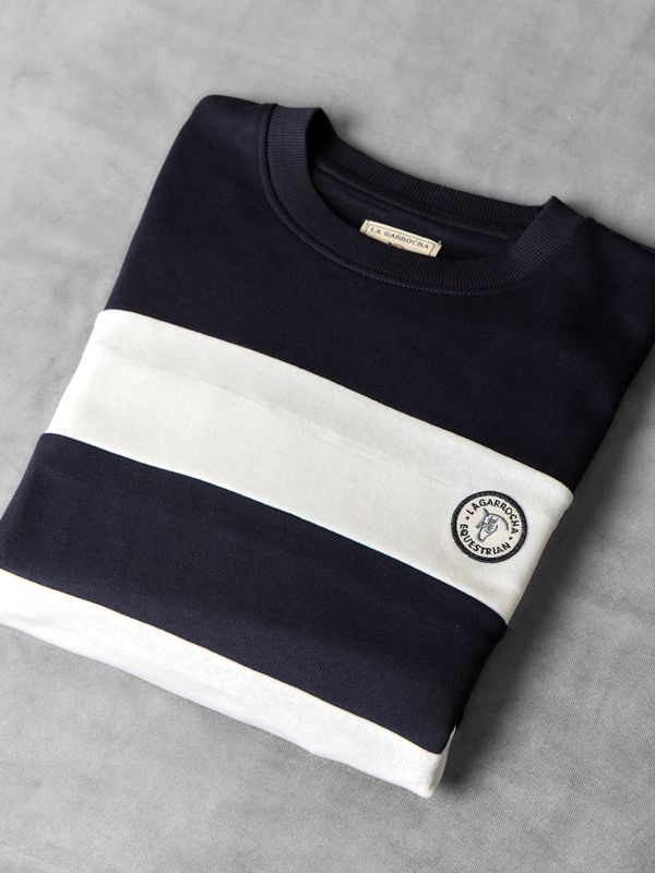 Sudadera Rayas | Marino