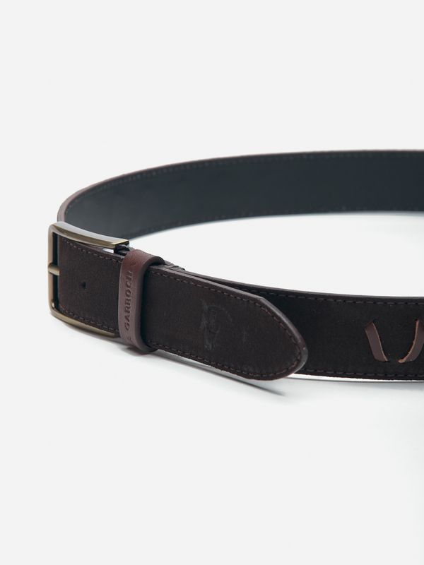 Cinto de Camurça Espinha de Peixe | Chocolate