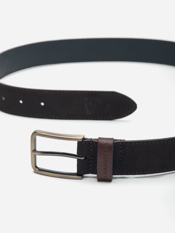 Cinto de Camurça Espinha de Peixe | Chocolate