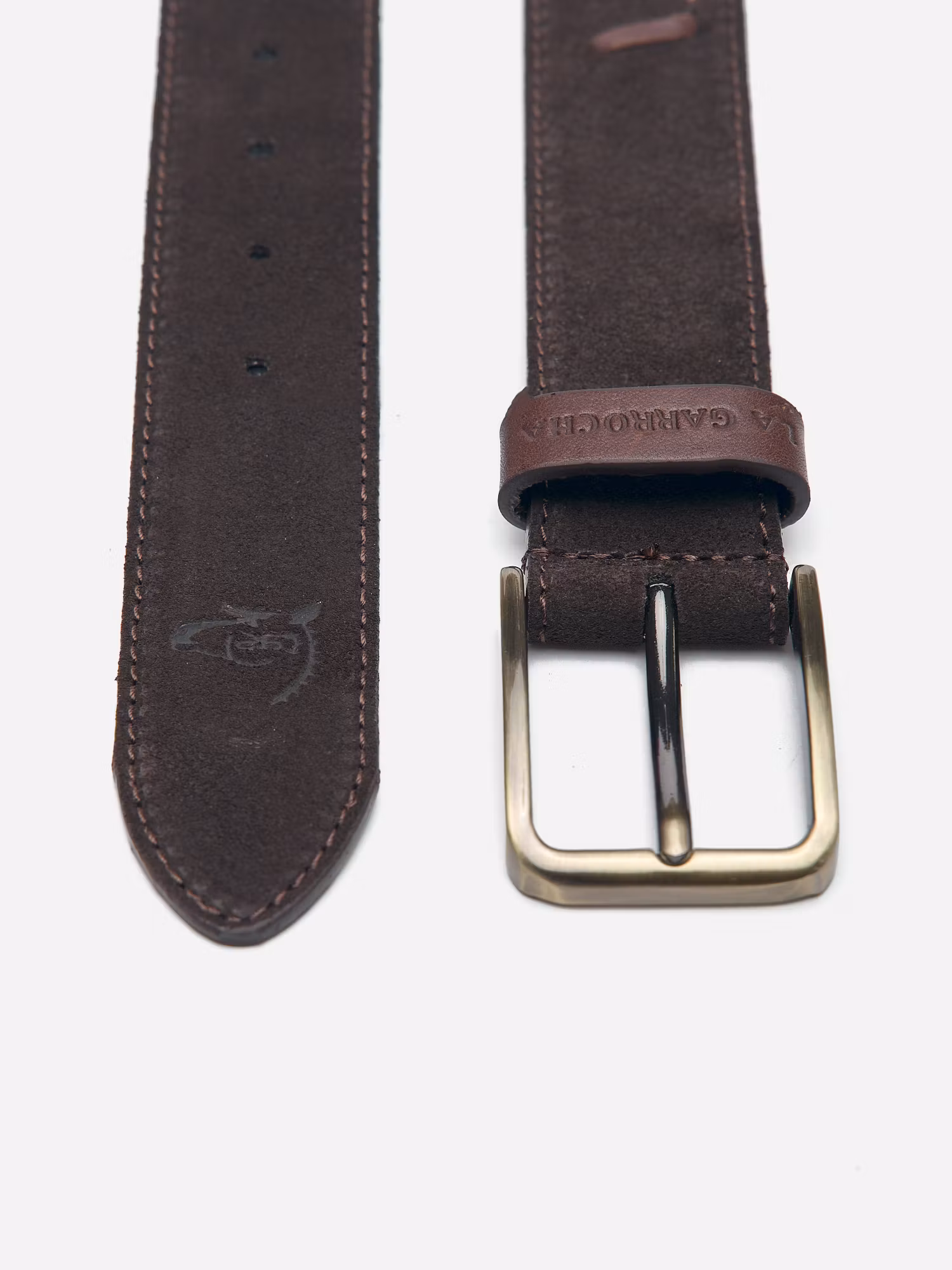 Cinto de Camurça Espinha de Peixe | Chocolate