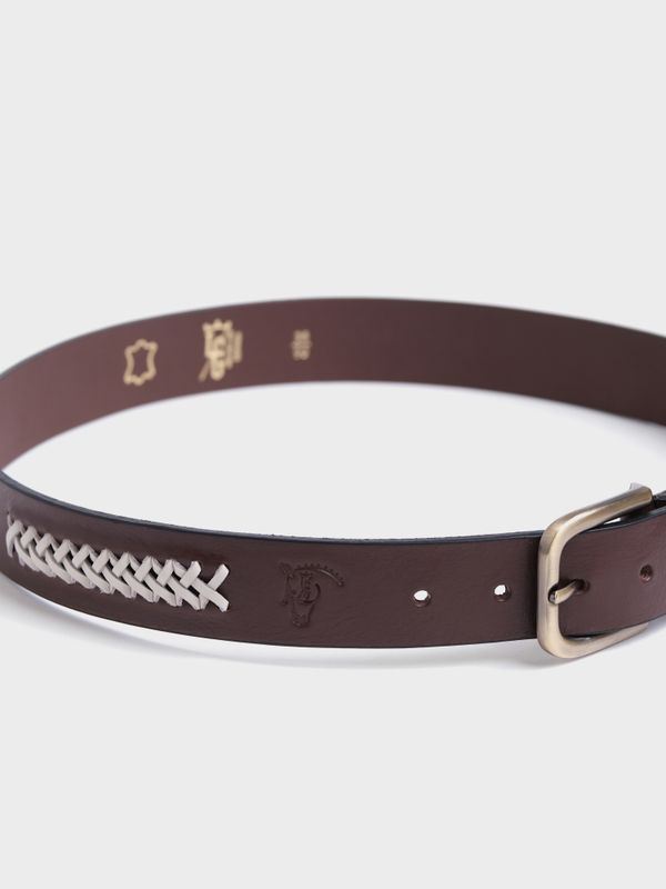 Cinto Aplique Trenza | Chocolate