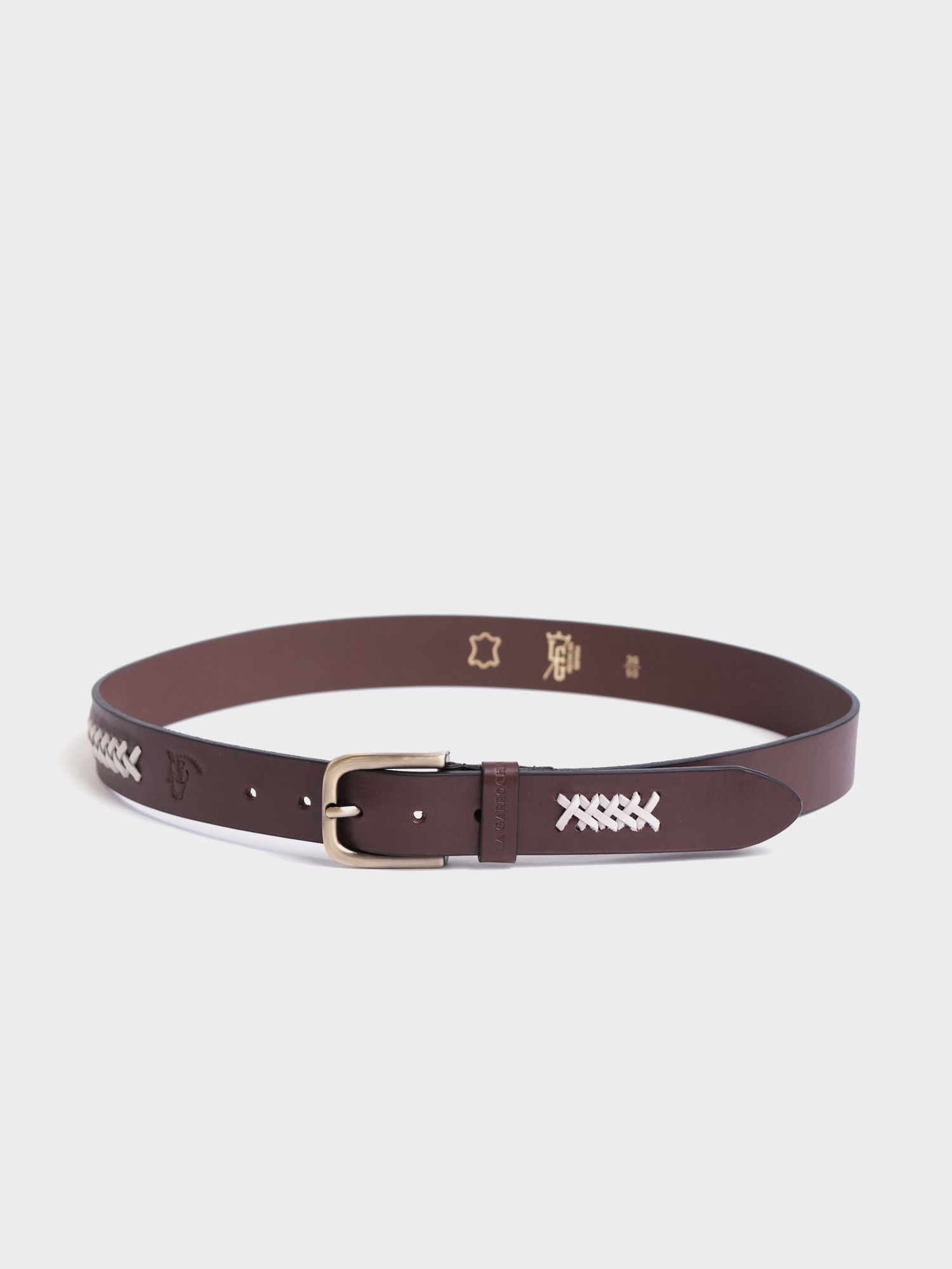 Cinto Aplique Trenza | Chocolate