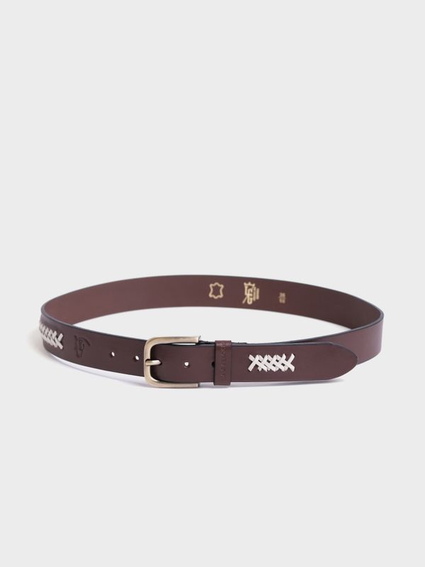 Cinto Aplique Trenza | Chocolate