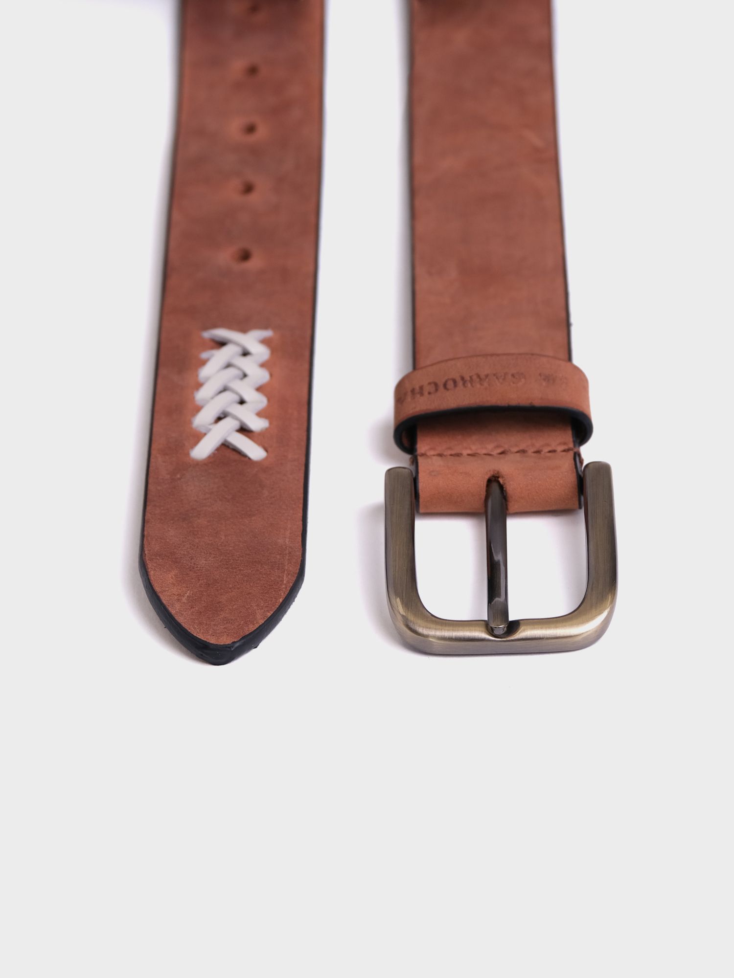 Cinto Aplique Trenza | Cuero