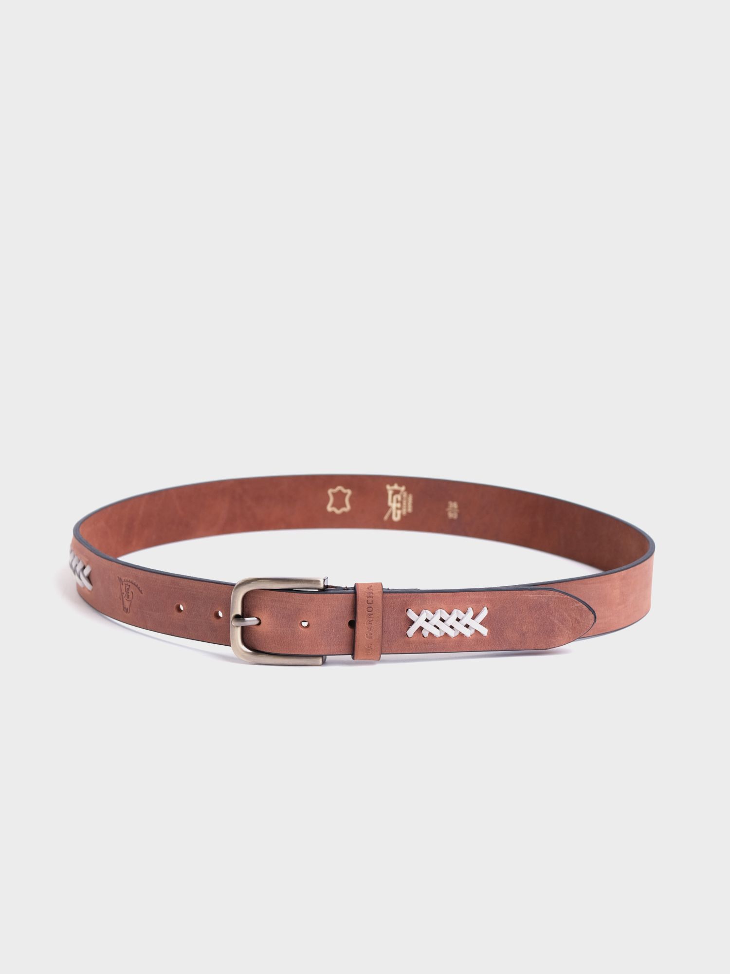 Aplique Trenza Belt | Cuero